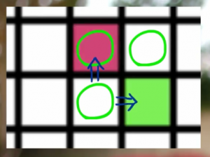 Al cannot clone if a space above or to the right of it is occupied.